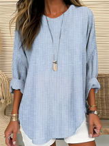Madison | Chic Striped Silhouette Blouse