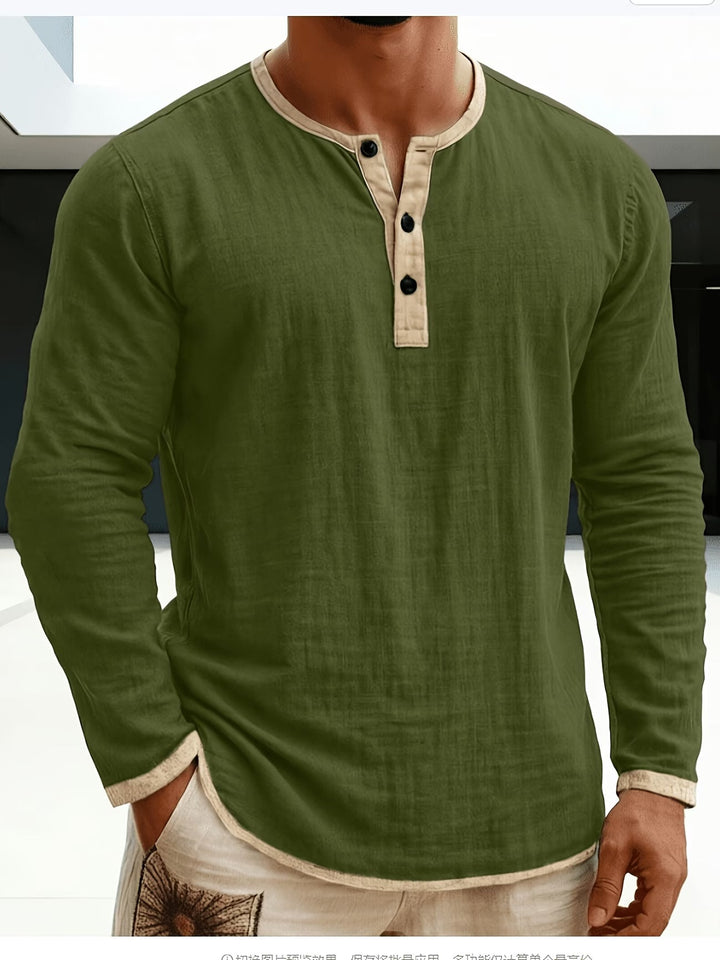 Henry | Classic Long Sleeve Button Shirt