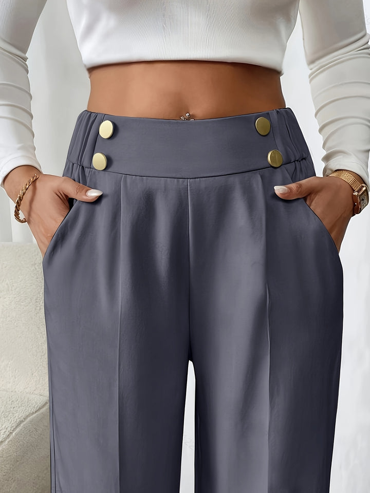 Florence | High-Waisted Wide-Leg Pants