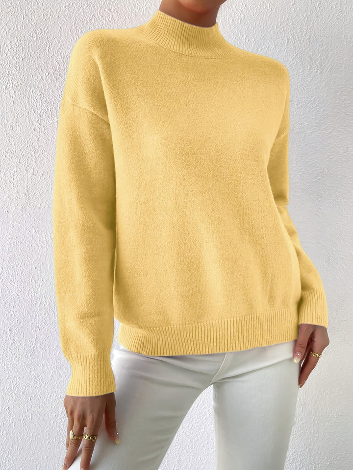 Lucille | Cozy Mock Neck Sweater
