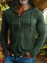 Rowan | Textured Hooded Henley