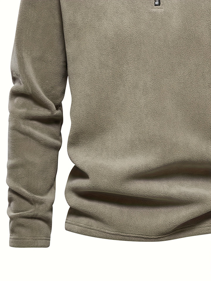 Roland | Stand-Collar Half-Zip Pullover