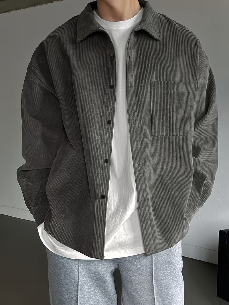 Kayden | Casual Long Sleeve Corduroy Jacket