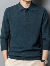 Wesley | Refined Collared Polo Sweater
