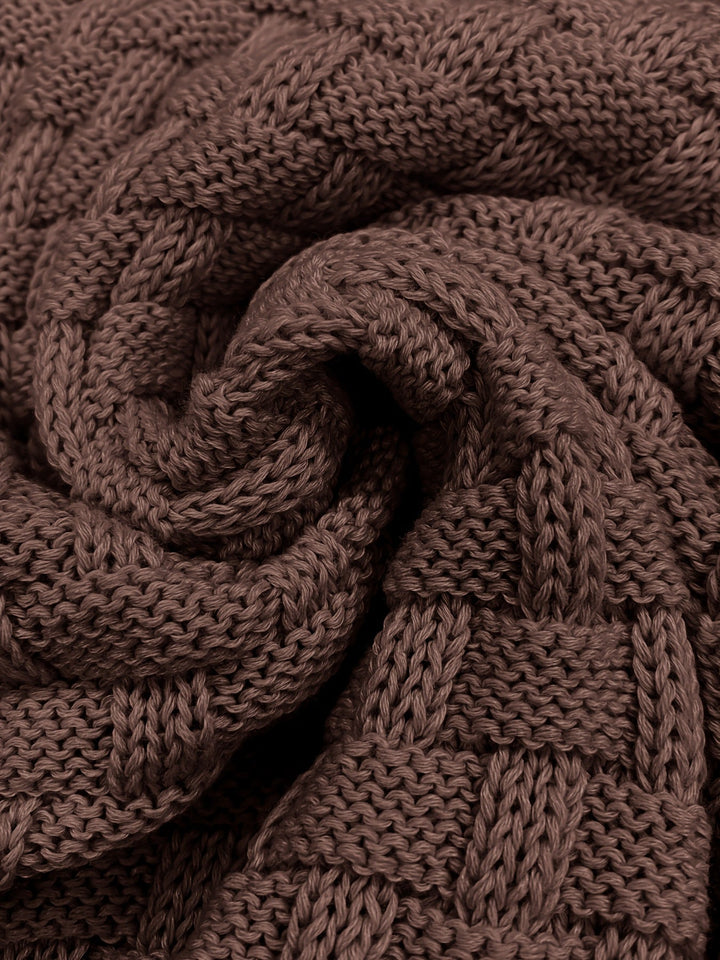 Garrett | Textured Shawl-Collar Sweater