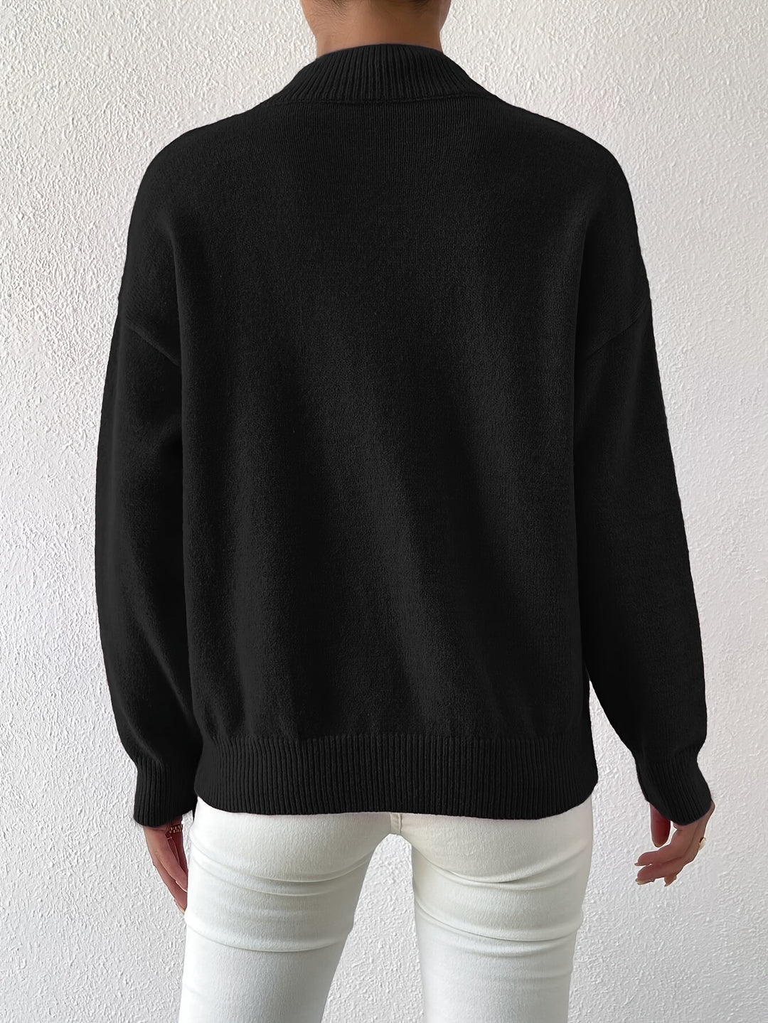 Lucille | Cozy Mock Neck Sweater