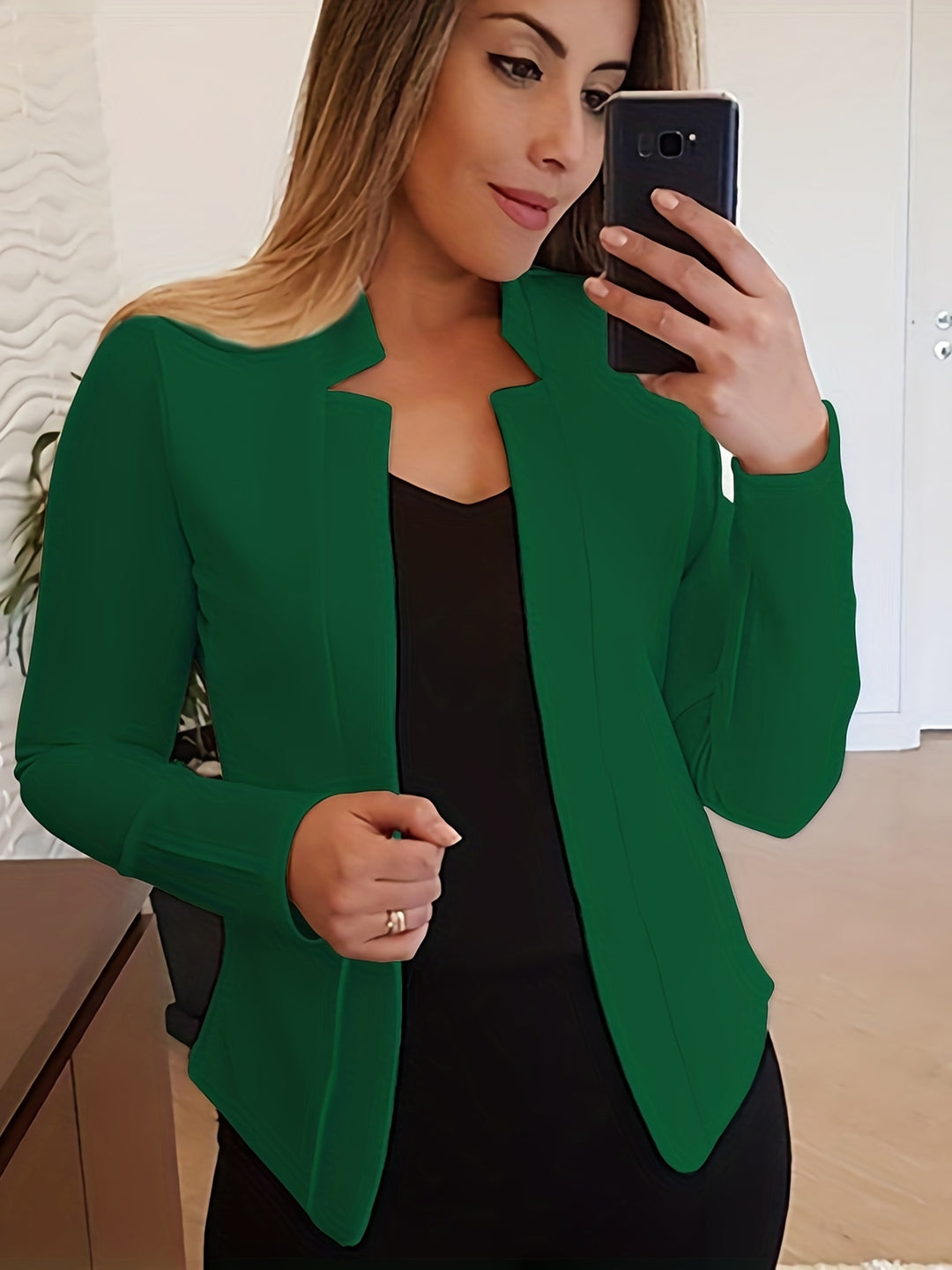 Marguerite | Open Front Tailored Blazer