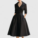 Ashley | Graceful Silhouette Midi Dress