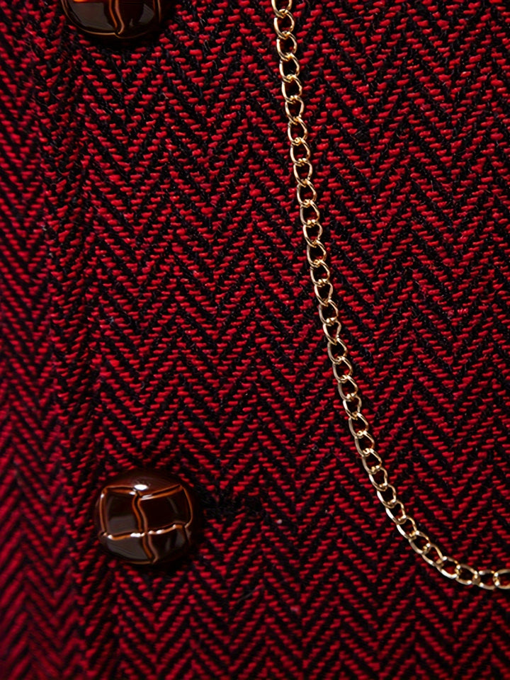 Lyle | Herringbone Tailored Vest