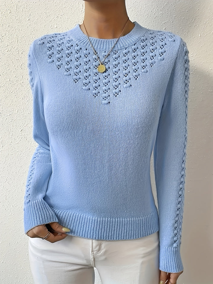 Sylvia | Openwork Knit Sweater