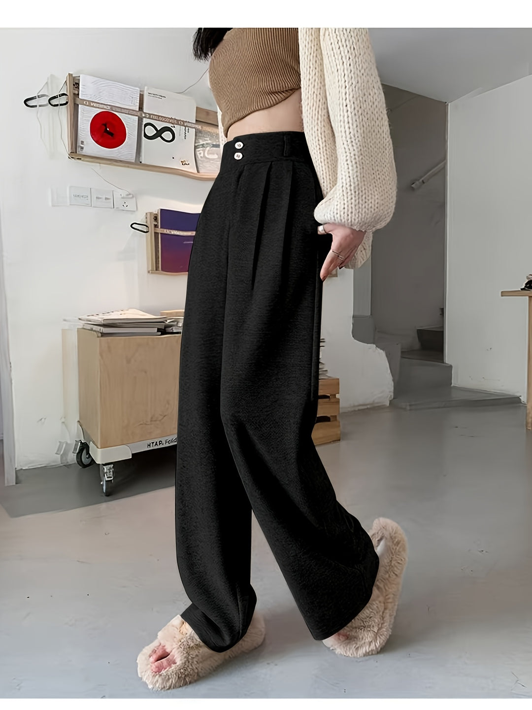 Gwyneth | High-Waisted Wide-Leg Pants