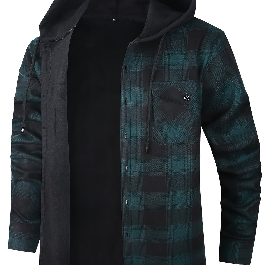 Dawson | Hooded Checked Shirt Jacket
