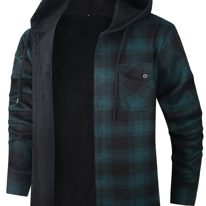 Dawson | Hooded Checked Shirt Jacket