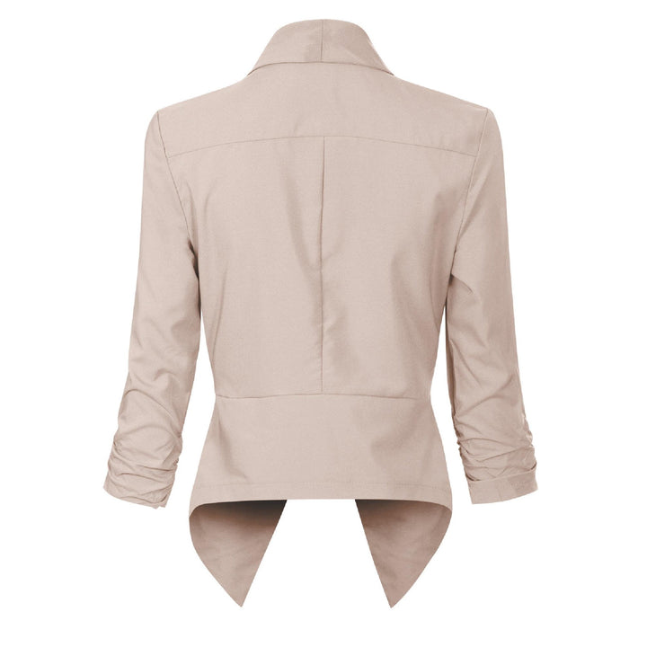 Vera | Open-Front Draped Blazer