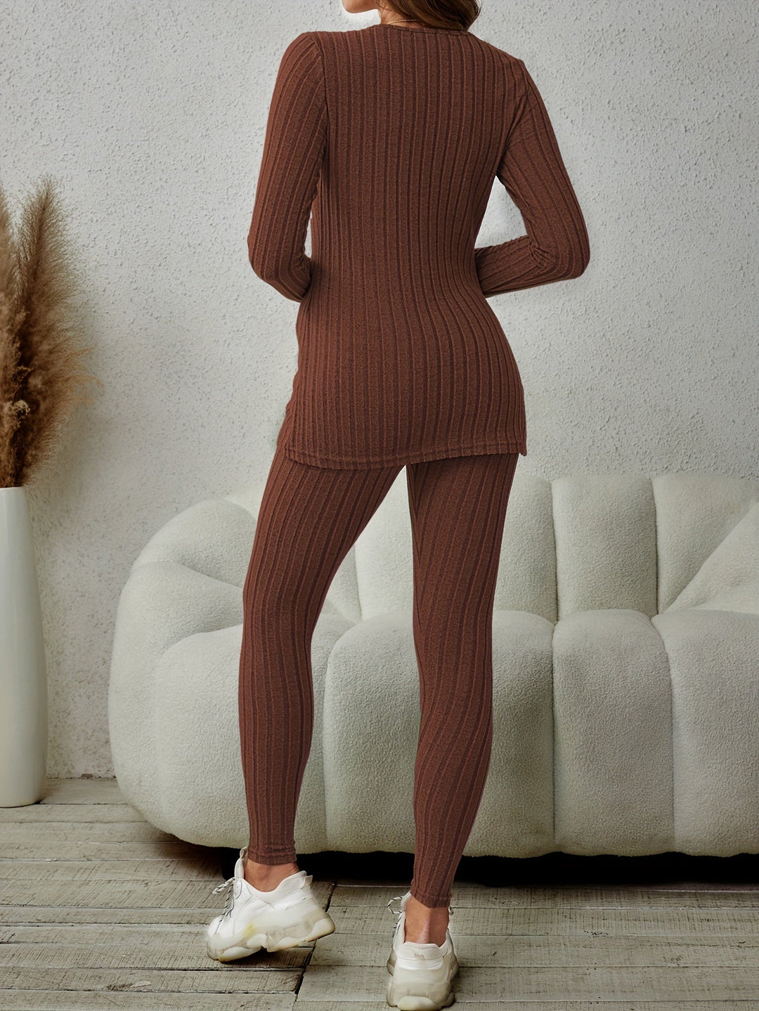 Marguerite | Ribbed Lounge Two-Piece Set