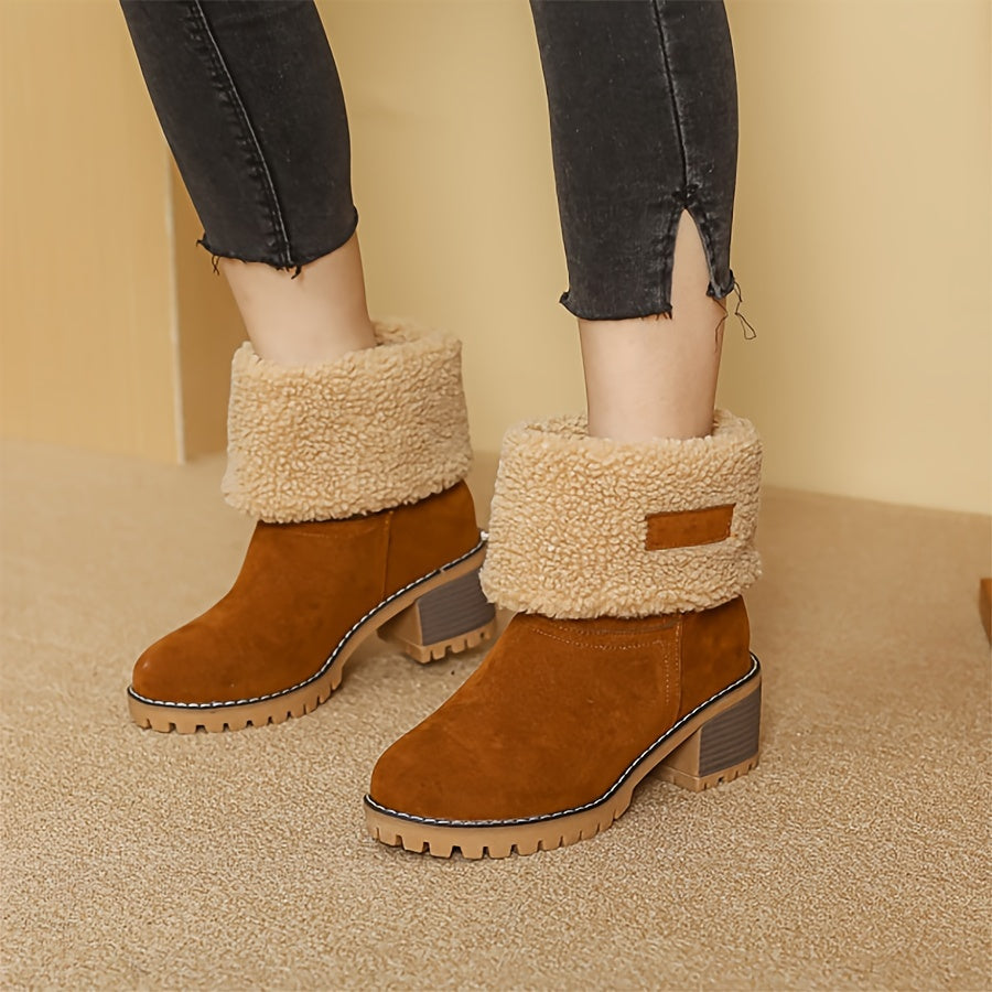 Marianne | Cozy Block-Heel Ankle Boots