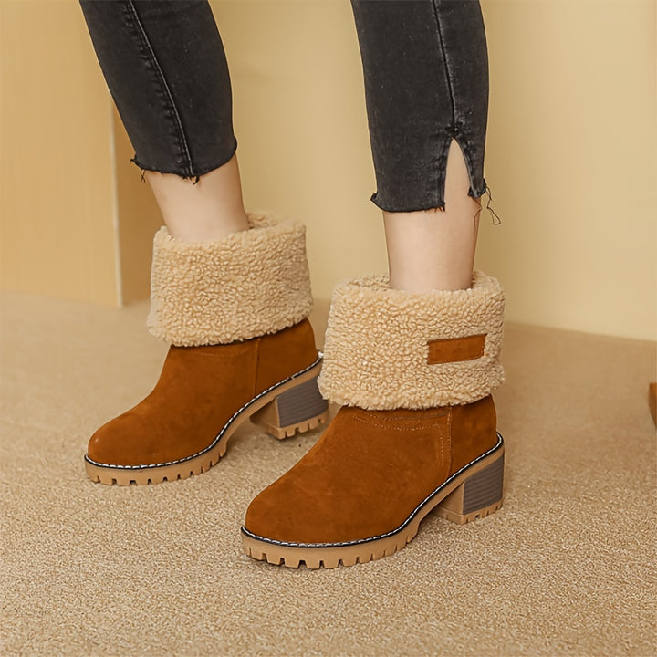 Marianne | Cozy Block-Heel Ankle Boots