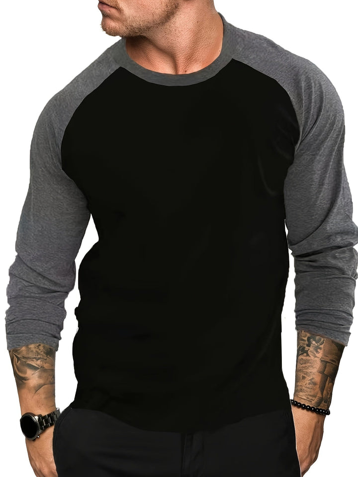 Bryson | Two-Tone Raglan Long Sleeve Shirt