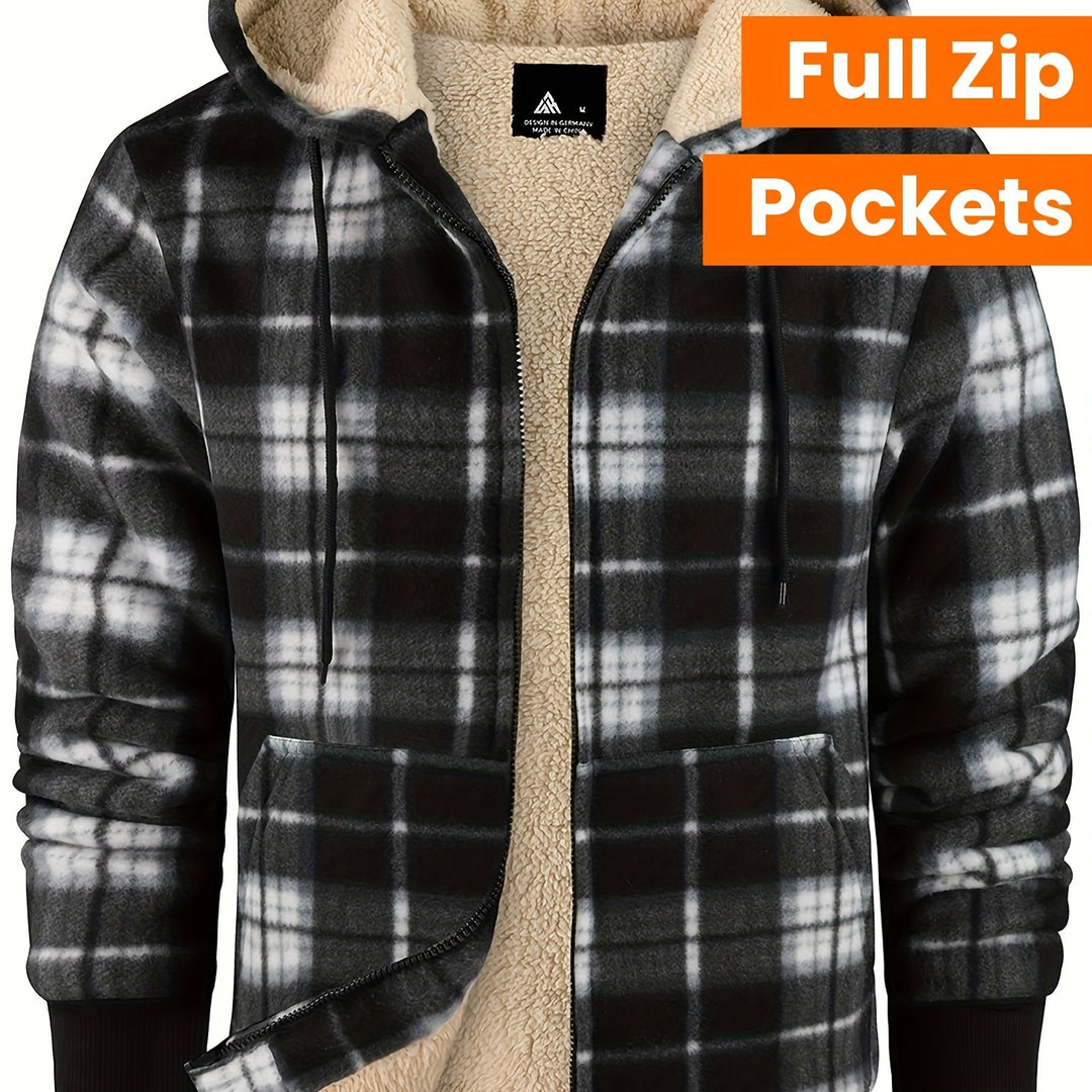 Rhodes | Hooded Plaid Jacket