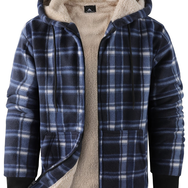 Rhodes | Hooded Plaid Jacket