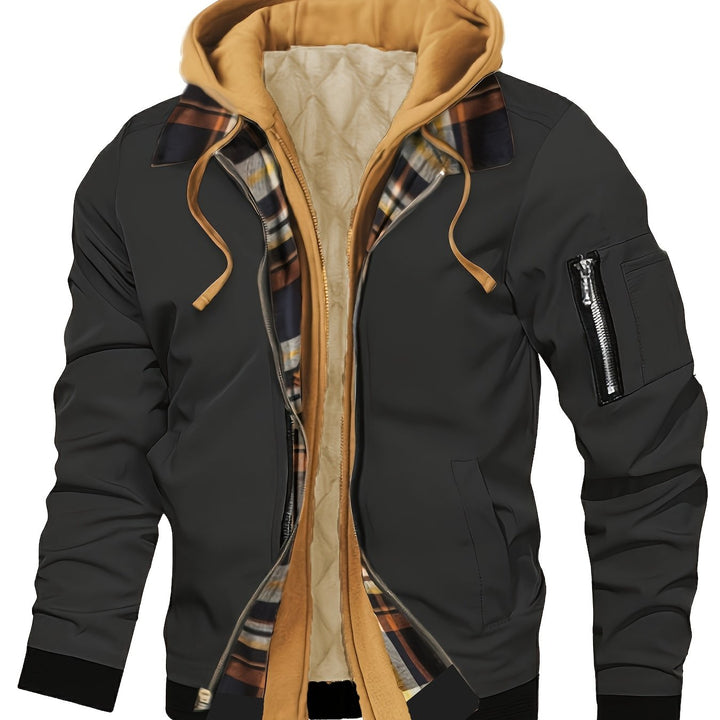 Silas | Hooded Layered Jacket