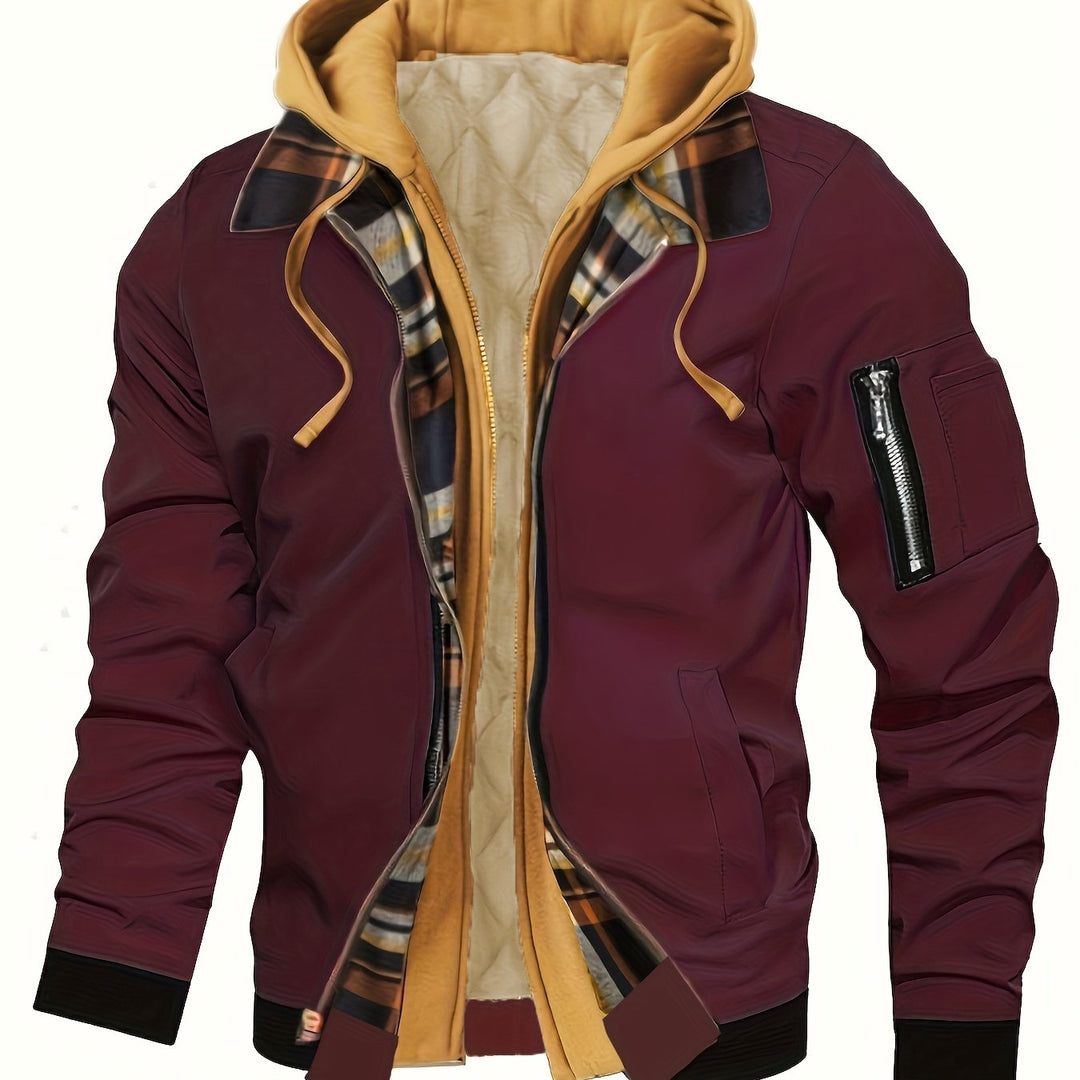 Silas | Hooded Layered Jacket
