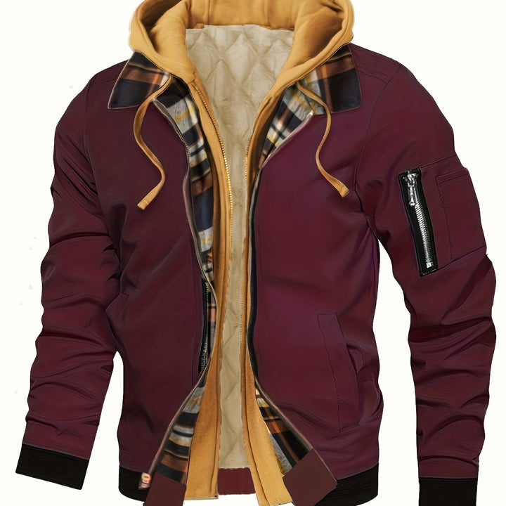 Silas | Hooded Layered Jacket