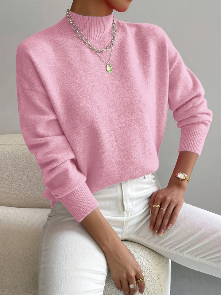 Lucille | Cozy Mock Neck Sweater