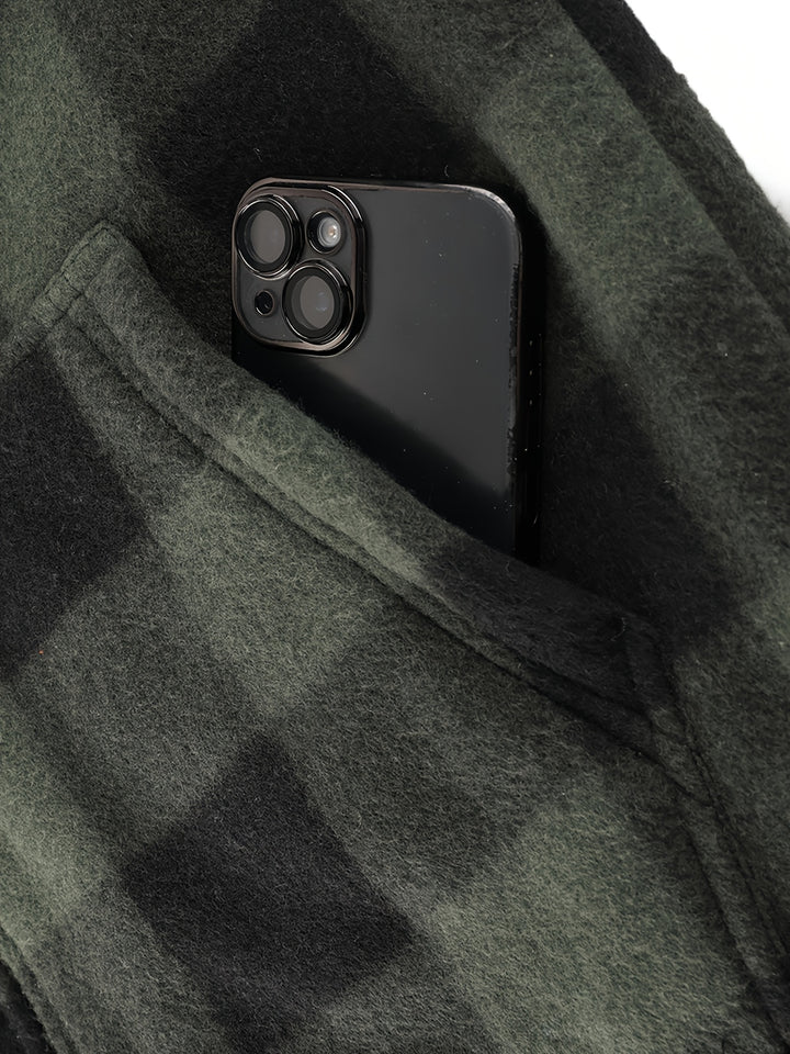 Rhodes | Hooded Plaid Jacket