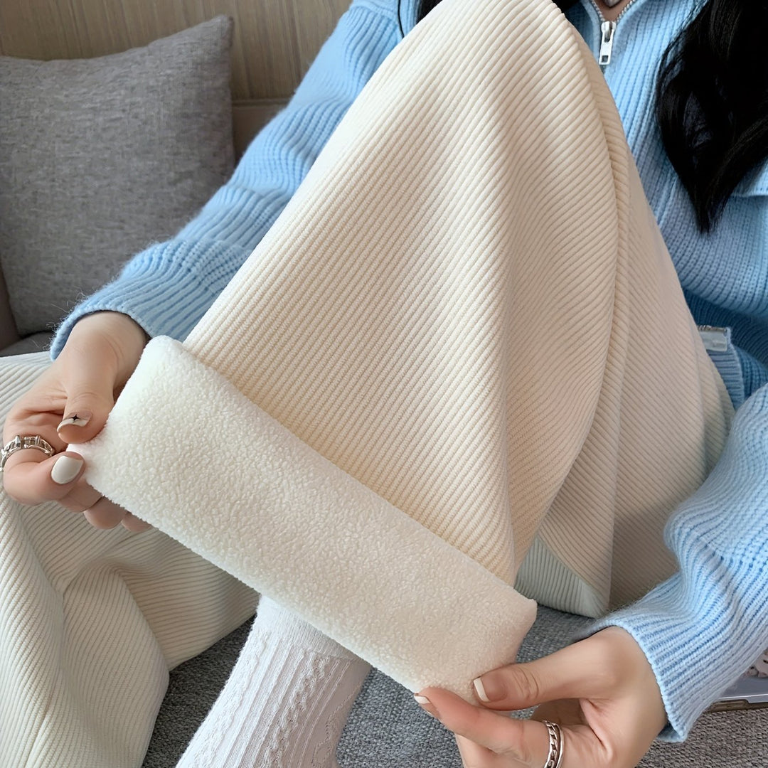 Lorraine | Cozy Wide-Leg Pants