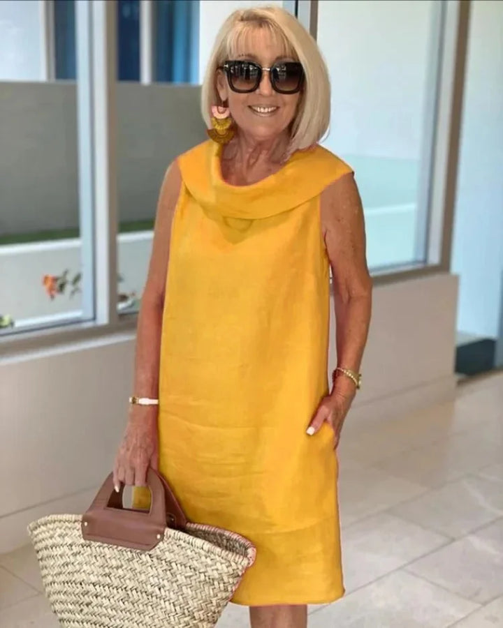 Adeline | Casual Sleeveless Round Neck Dress