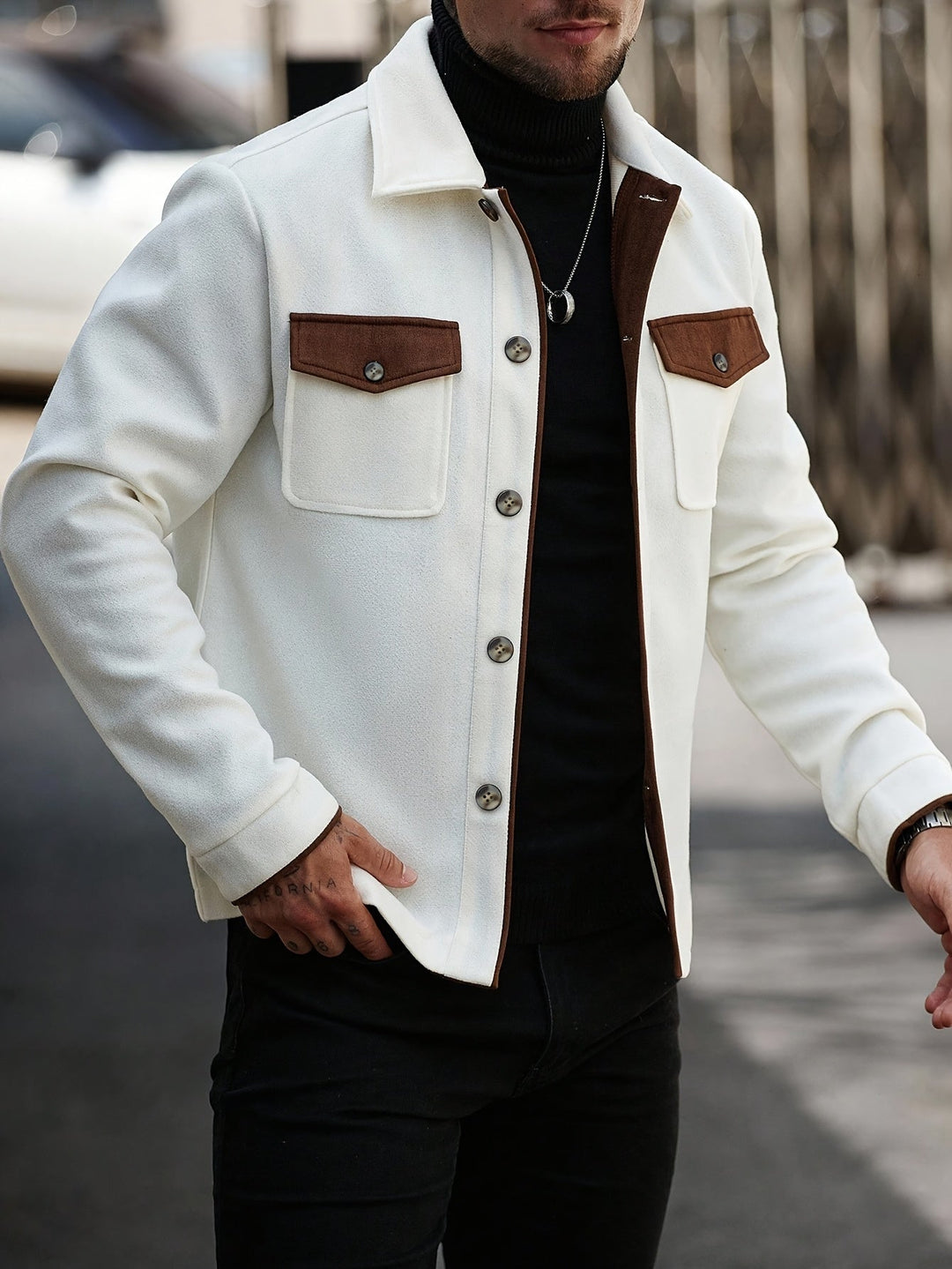 Garrett | Refined Button-Front Jacket