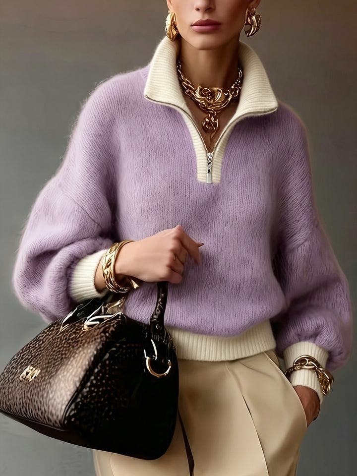 Lorelei | Relaxed Half-Zip Sweater