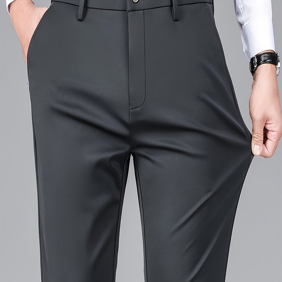 Lawrence | Tailored Straight-Leg Dress Pants