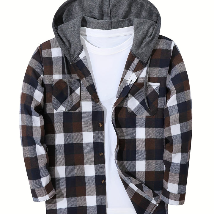 Rory | Rugged Hooded Button-Up Shirt