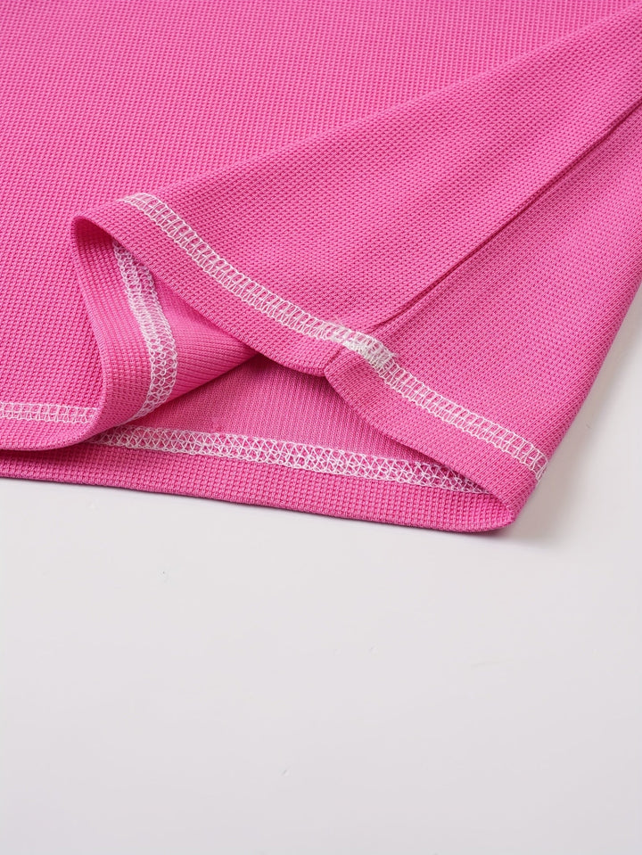 Sawyer | Textured Short Sleeve Henley