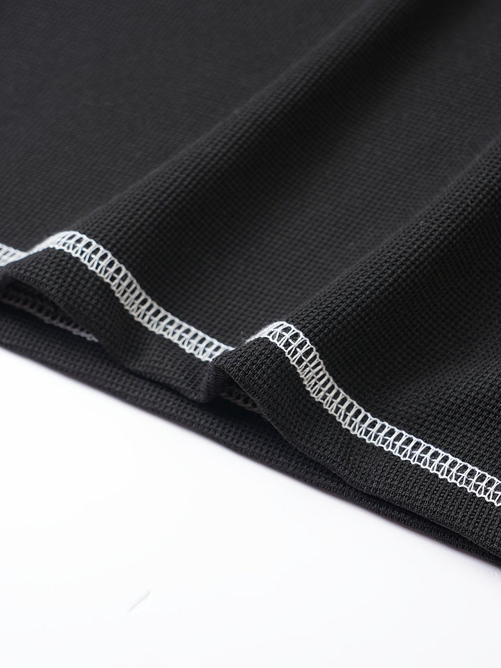 Sawyer | Textured Short Sleeve Henley