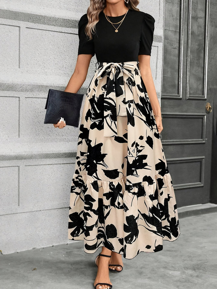 Elena | Floral Print Maxi Dress