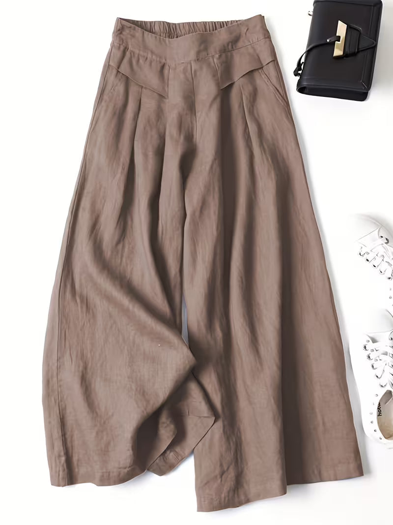 Valeria | Breathable Loose Wide-Leg Pants