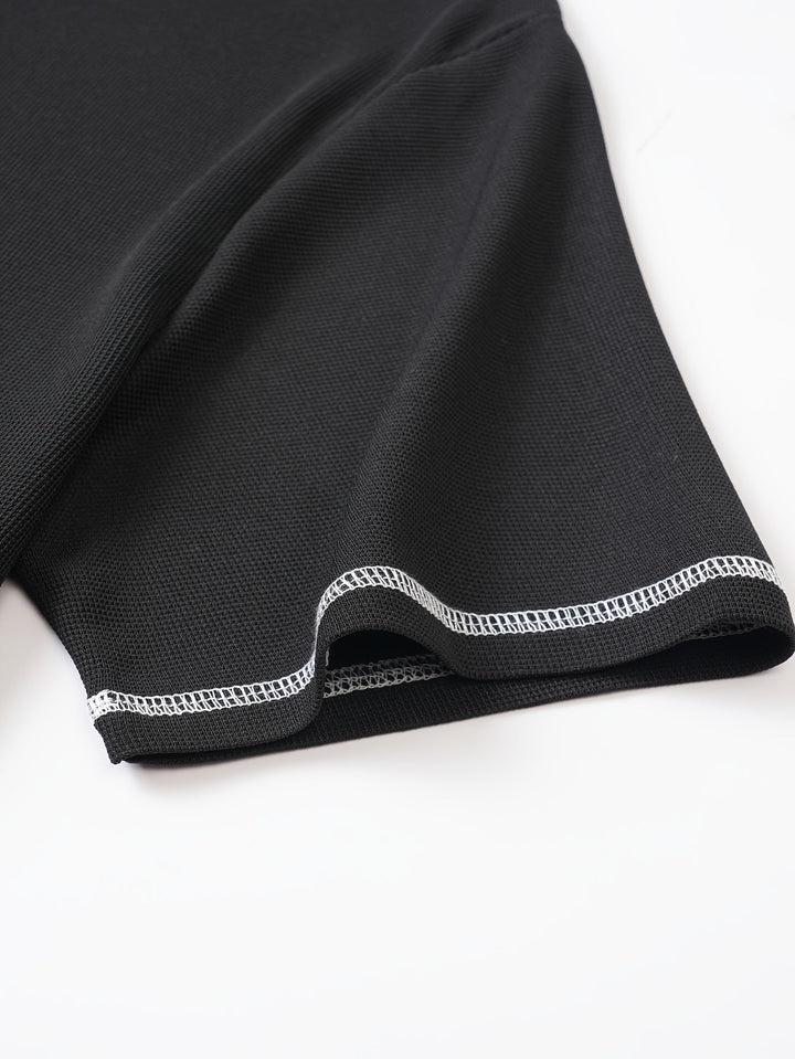 Sawyer | Textured Short Sleeve Henley