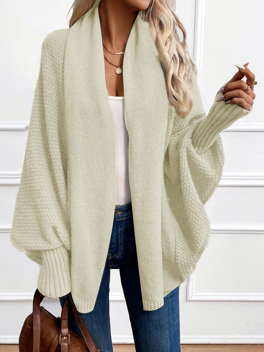 Rosalyn | Draped Shawl-Collar Cardigan
