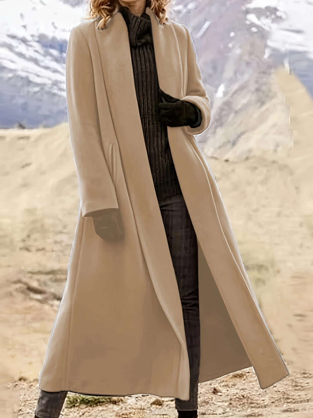 Sylvia | Flowing Longline Coat