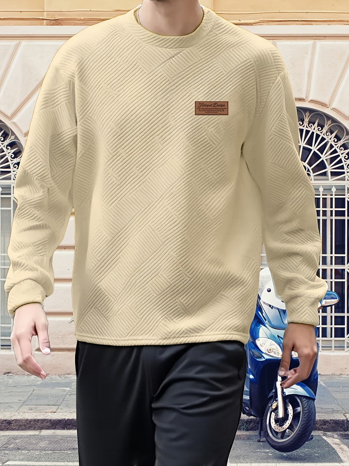 Clifford | Textured Crew Neck Sweatshirt