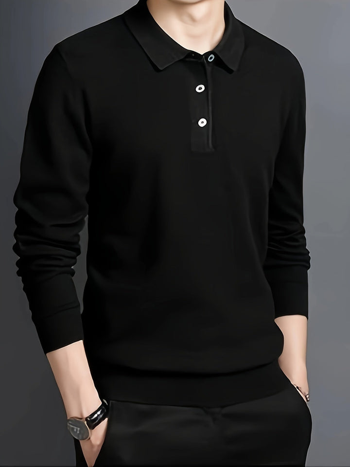 Wesley | Refined Collared Polo Sweater