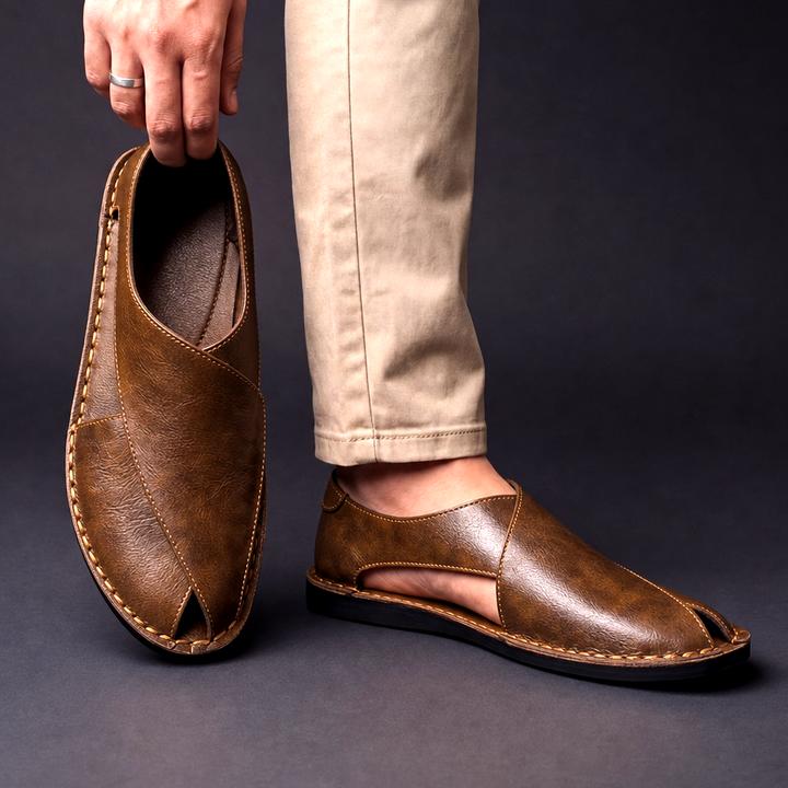 Rafael | Handcrafted Cross-Strap Sandals