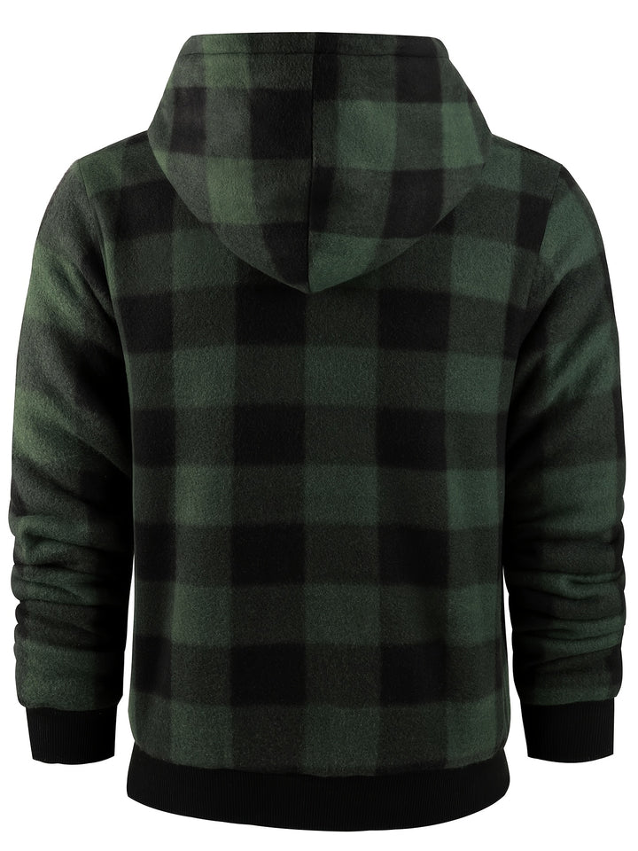 Rhodes | Hooded Plaid Jacket