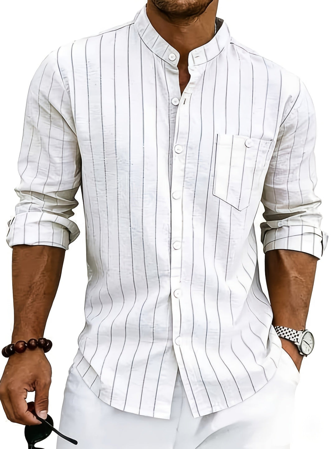 Miles | Refined Pinstripe Shirt