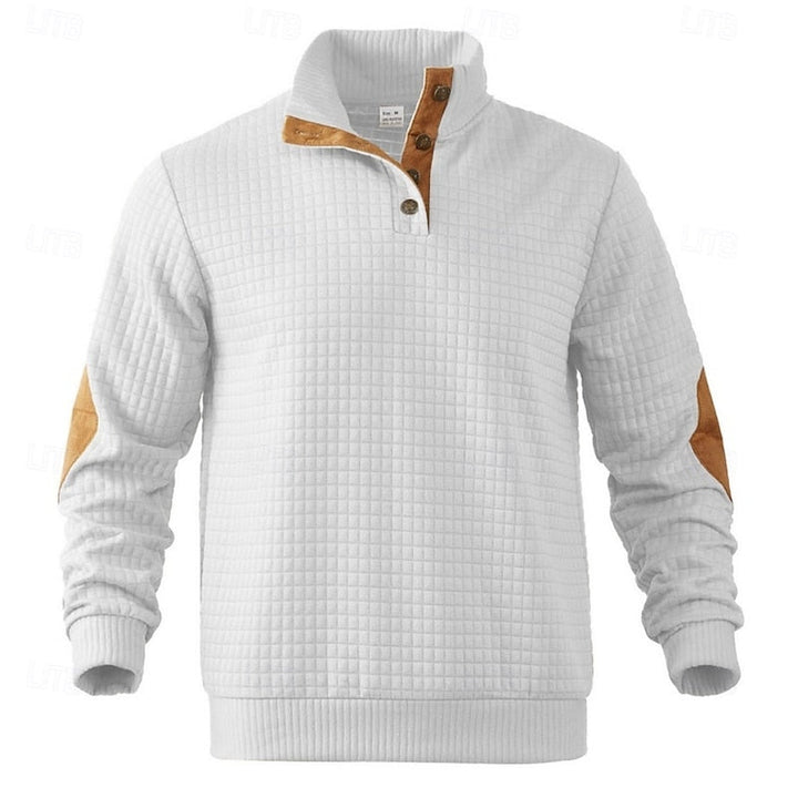 Nash | Button-Neck Pullover Sweater