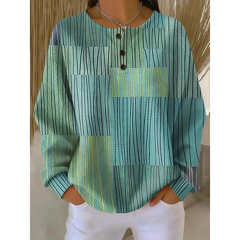 Mabel | Artful Colour-Block Top