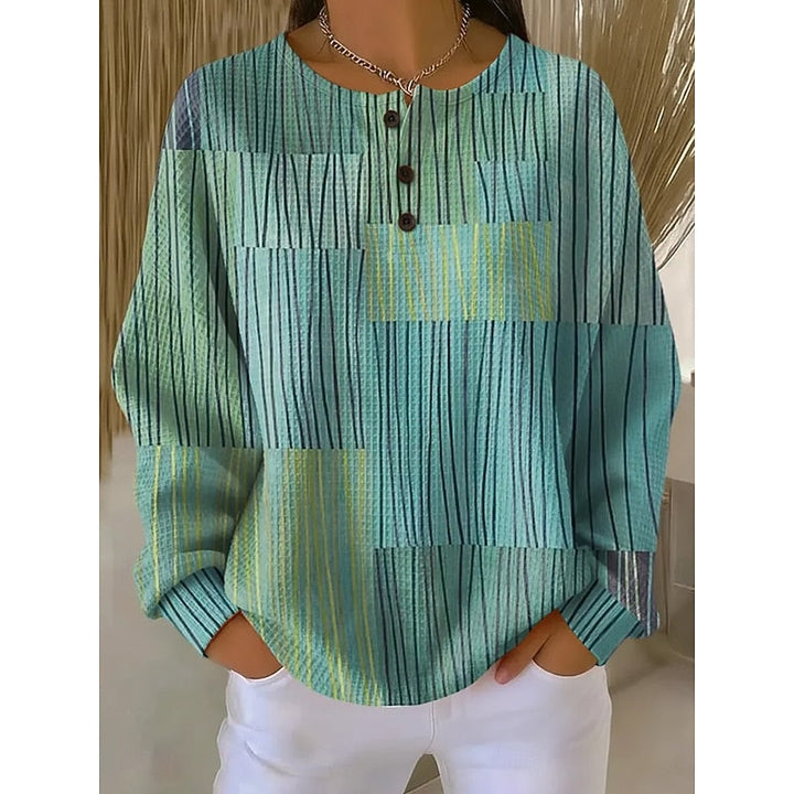 Mabel | Artful Colour-Block Top